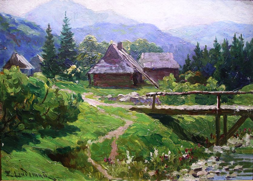 Landscape with Mountaineers’ Houses